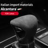 For Lexus ES UX NX RX IX GS Car Gear Lever Stick Shift Knob Cover Alcantara Shell Trim Interior