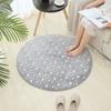 Printed Round Carpet For Livingroom Decor Kid Play Cushion Computer Chair Rug Modern Home Sofa Coffee Table Foot Mat Noctilucent
