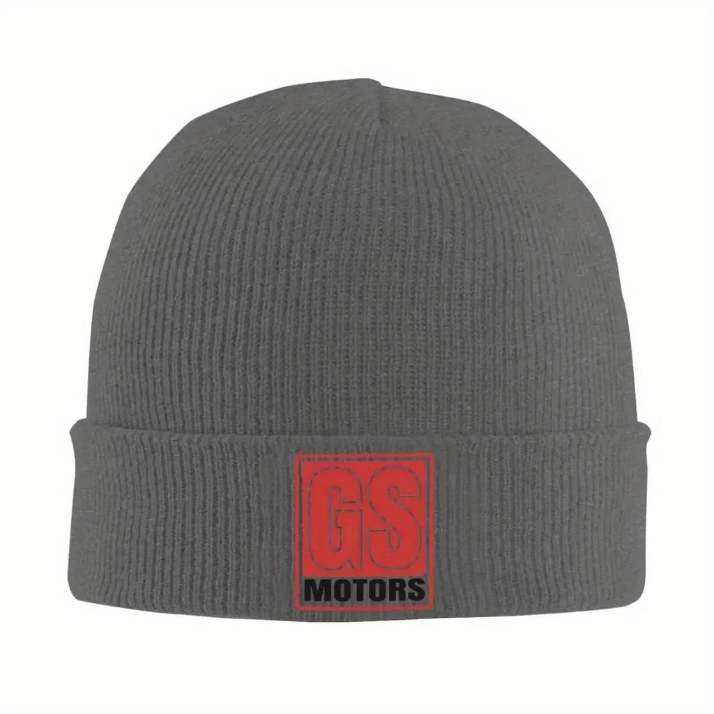 New Unisex Rib Knit Cuffed Beanie GS Motors Merch Warm Winter Knitted Caps GS Motorcycle Racing Bonnet Knit Hat