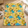 Мультяшное одеяло The Simpsons Мягкое теплое фланелевое одеяло Постельное белье для кровати Гостиной Домашнего дивана