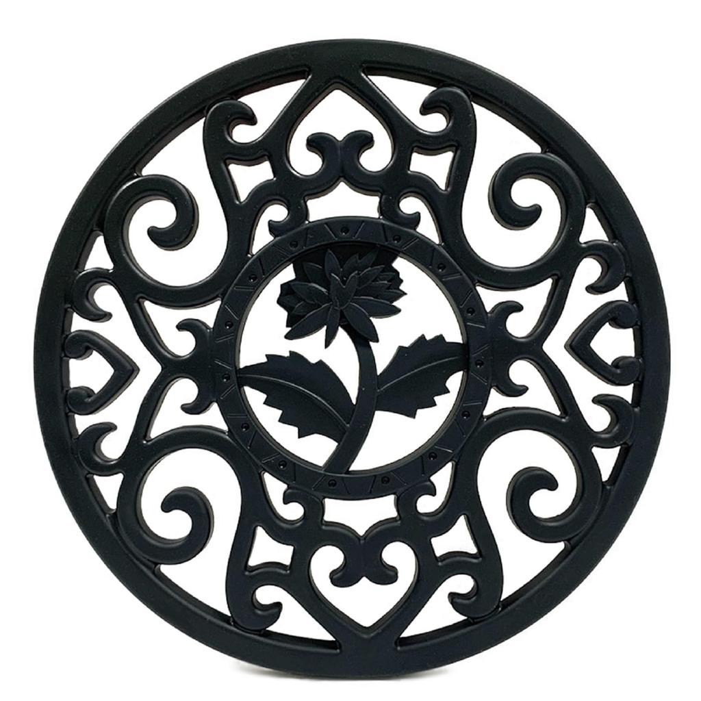 HwaGui Pot Pot Pot Cast Pot Teapot Bottle Cooking Ironware Pattern Ironware, Stand, Stand, Stand, Iron, Stand, Holder, Holder, Utensils, (flower Type)