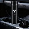 Для Model 3 Model S X Model Y Roadster SpaceX Термокружка из нержавеющей стали Смарт-дисплей Вакуумная Автомобильная кружка для воды Автомобильная наклейка