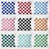 Creative Colorful Plaid Pillowcase Dormitory Decoration Office Living Room Sofa Home Pillowcase