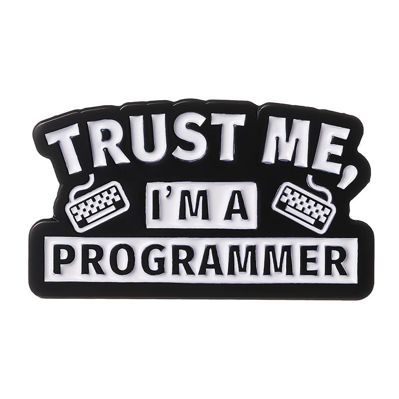 Programmer Enamel Pins Custom Creative Codes Puns Brooches Lapel Badges Funny I Need a Break Jewelry Gift for Kids Friends
