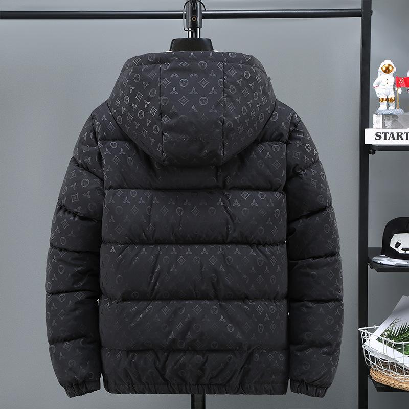 Зимняя хлопковая куртка мужская короткая хлопковая куртка корейская версия приталенная трендовая пуховая хлопковая куртка верхняя одежда мужская одежда