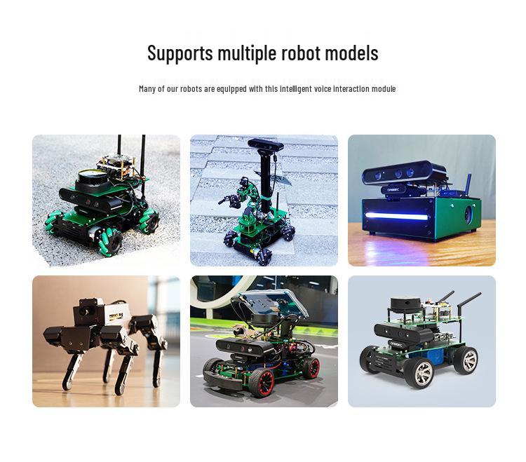 Smart AI Voice Module: Dual Mic Sensor & ROS Offline Development Board