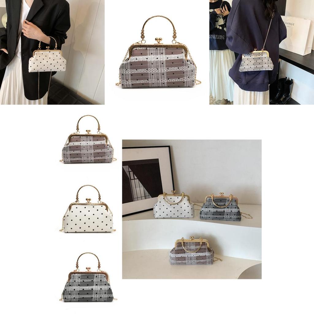 Fashionable Retro Style Womens Pu Leather Handbag Classic Shell Shape Design