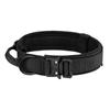 Тактический ошейник для собак, регулируемый нейлоновый военный ошейник для собак, водонепроницаемый ошейник для средних и крупных собак