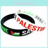 Стильный силиконовый браслет Палестина с культовым дизайном палестинского флага