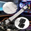 ARGB Кабель-удлинитель питания видеокарты 30 см 5 В RGB Кабель для видеокарты Черный Комплект из 2x8-контактных удлинителей Аксессуары для моддинга ПК