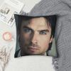 Квадратная наволочка для подушки Damon Salvatore Чехол для подушки Наволочка Чехол для декоративной подушки для дома Спальни Автомобиля