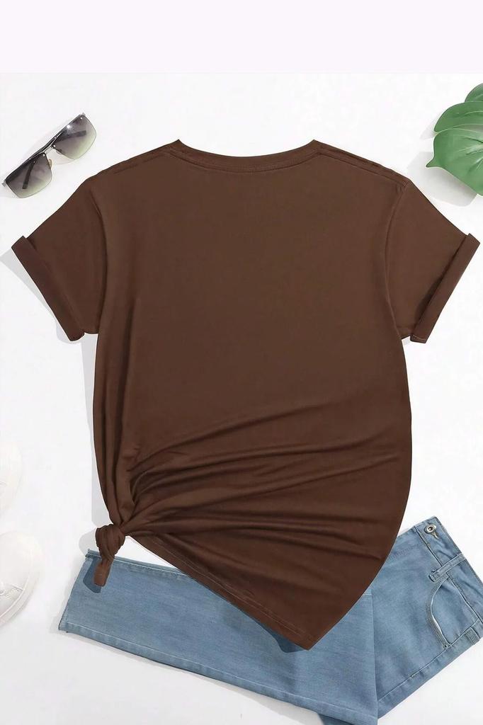 Женская стильная футболка большого размера с принтом в виде сердечек, футболка больших размеров