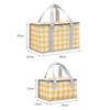 Zip Pack Spring Day Picnic Bag Camping Food Storage Bag Thermal Insulated Cooler Box Food Hand Bags