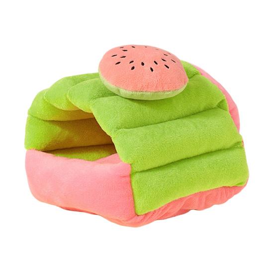 Мягкое гнездо для хомяка, укрытие для маленьких животных, уютный домик-пещера для кроликов, морских свинок, хорьков, ежей, аксессуары для зимнего отдыха и укрытия