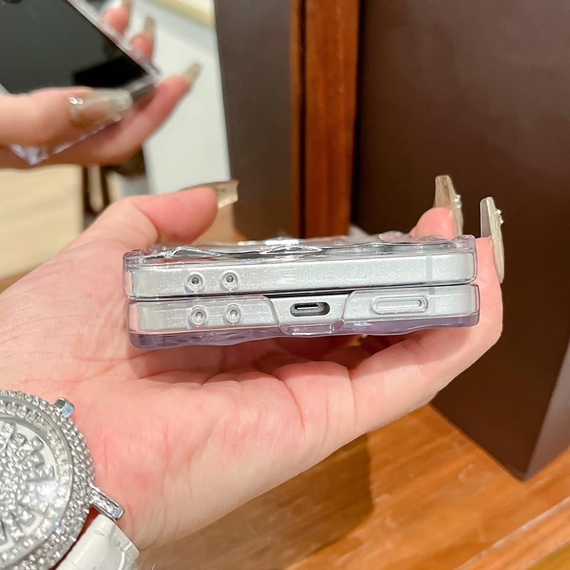 Чехол Flip7 для Samsung Galaxy Z Flip 7 Zflip7 Прозрачный Защитный Чехол для Телефона для Samsung Zflip 7