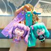 Милый мультяшный брелок Hatsune Miku Брелок для ключей автомобиля Сумка для пары Креативное кольцо для ключей Оптовая торговля Мода Y2k Игрушки Аниме Мультфильм Друг