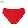 Women Solid Seamless Briefs Ice Silk Panties Thin Underwear Comfort Intimates Lingerie Sexy Low-Rise Underpants Plus Size S-XXL