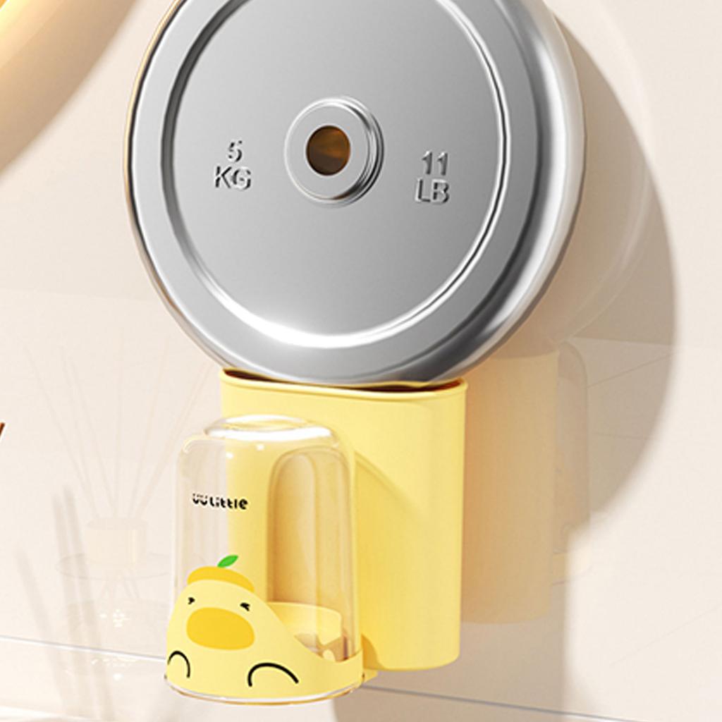 Детский держатель для зубных щеток и стаканчиков для полоскания рта с присоской, полка для хранения, настенный, не требует сверления, подставка для зубных щеток