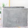 MOJY Nordic Style Rectangular Outdoor Cement Planter
