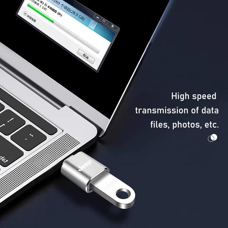 Для Jeep Type C OTG Штекер на USB Разъем-адаптер-конвертер Для Jeep Grand Cherokee Wrangler JK Gladiator Compass Rene