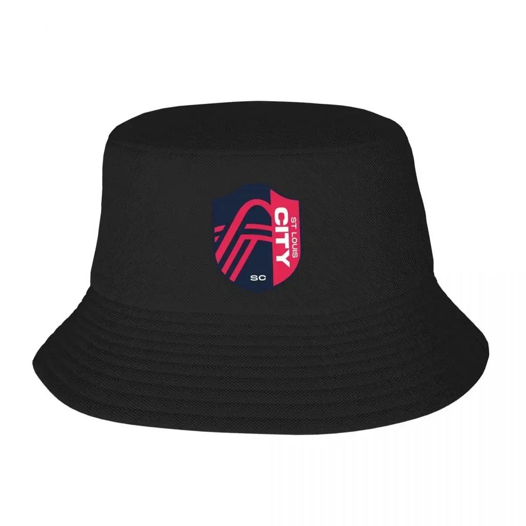 St Louis City SC Bucket Hat Panama For Kids Bob Hats Fashion FisherUnisex Summer Beach Fishing Unisex Caps