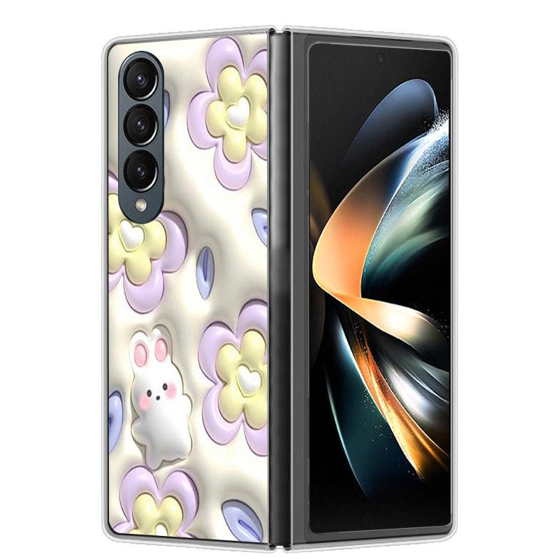 Чехол для Samsung Z Fold 4 ZFold 5 4 5G Жесткий прозрачный чехол для телефона для Samsung Galaxy Z Fold4 Fold5 Ударопрочный бампер Fundas