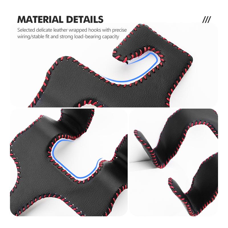 HFVY8 For KIA Car Rear Seat Hanging Holder Double Head Hooks Seats Hanger Hook Accessories K5 K2 Rio Optima Sportage Venga Sorento