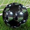 King Leo Size 5 Soccer Ball, Machine-Stitched PVC, Durable & High Bounce, All Ages Fit, fan merchandise, matches & outdoor use.