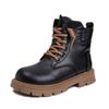 Kids Martin Boots High Top Shoes Fashion Style School Walking and Daily Activity Youth Everyday Footwear Casual Play Shoes Sizes 26-37