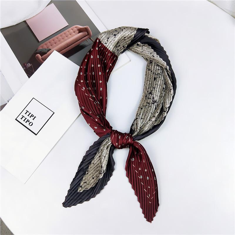 Модный декоративный шарф, повязка для волос, резинка для волос 70, маленький квадратный шарф, шелковый шарф, женский весенне-осенний универсальный маленький шарф, профессиональный шарф