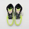555088-702 Nike Air Jordan 1 High OG Volt Visionaire Ярко-желтый Черный (Мужской)