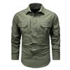 Men's Quick-Dry Long-Sleeve Casual Shirt - Spring/Fall Trendy Jacket Style