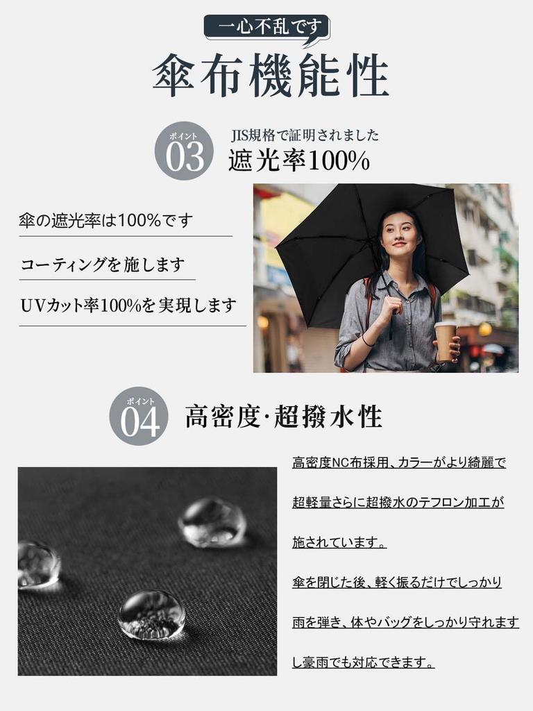 UIJAMN Ultra Fully For Both Sunny and Rainy Only Folding UV Light Wind and Water Protects Against Rainy Comes with Storage Compact and Unisex Parasol,