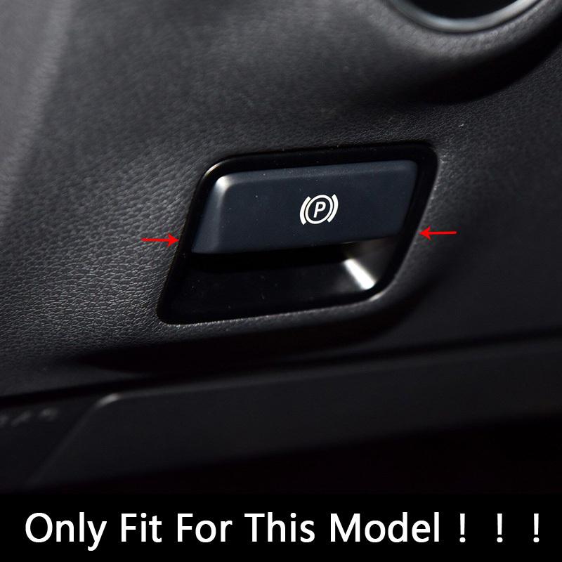 Car Console Elextronic Handbrake Frame Decoration Sticker Trim For Mercedes Benz B W246 A Class W176 CLA GLA GLE GLS Accessories