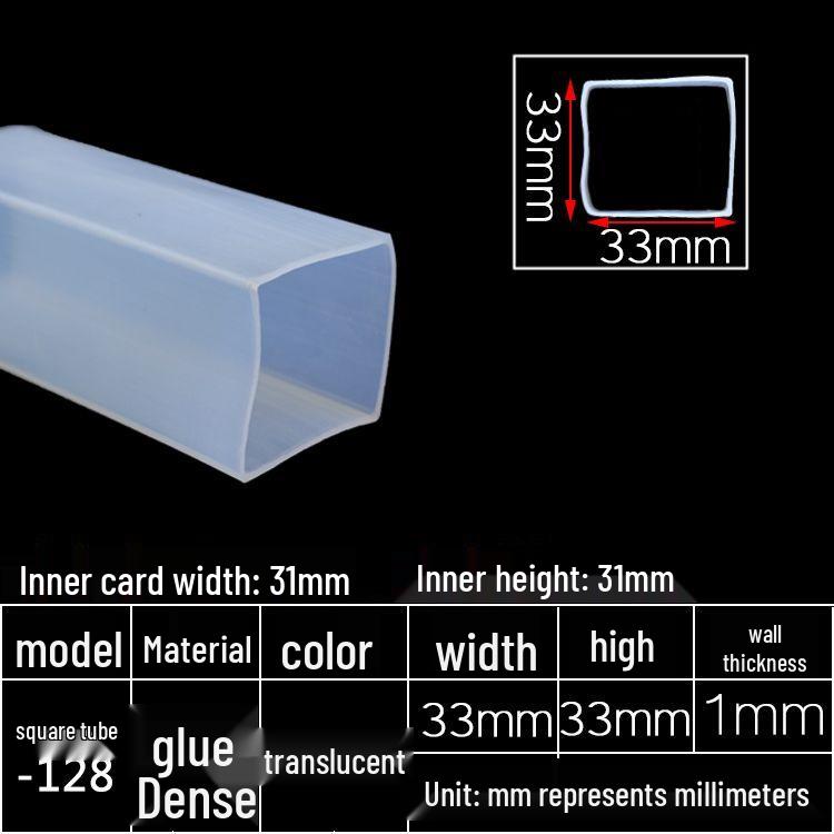 High-Temperature Resistant Silicone Square Tubing: Durable, Customizable, Aging-Resistant Rubber Sheath and Hollow Sealing Strip.