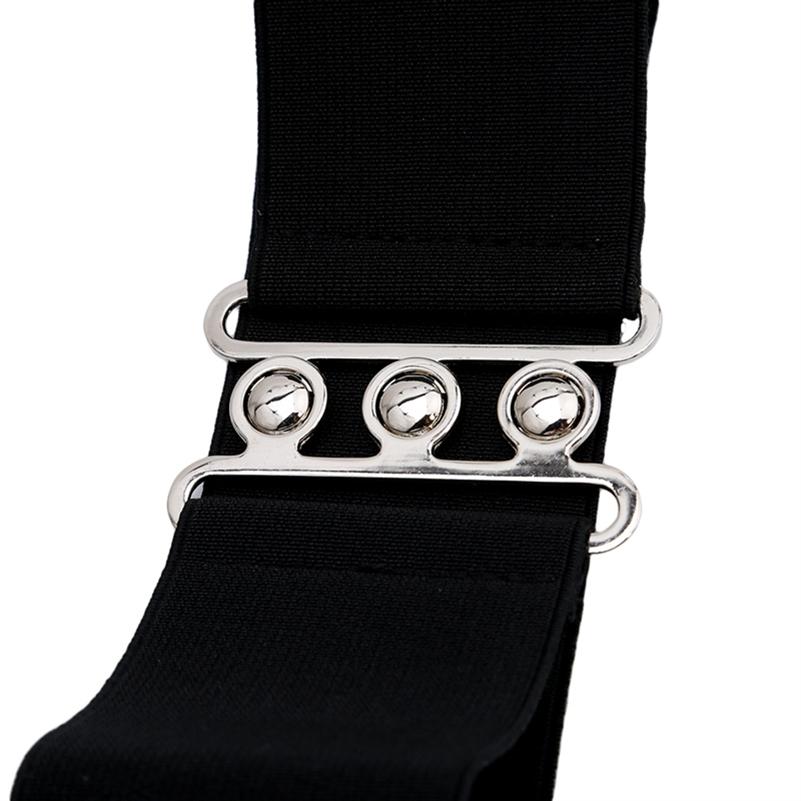 Женский винтажный эластичный эластичный ремень с широкой талией