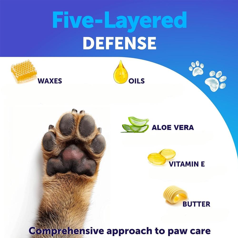 Paw Balm-Heals Dry And Cracked Nose & Paws-Relives Paws Allergy Symptoms-Protects Paws Year-round, 40g