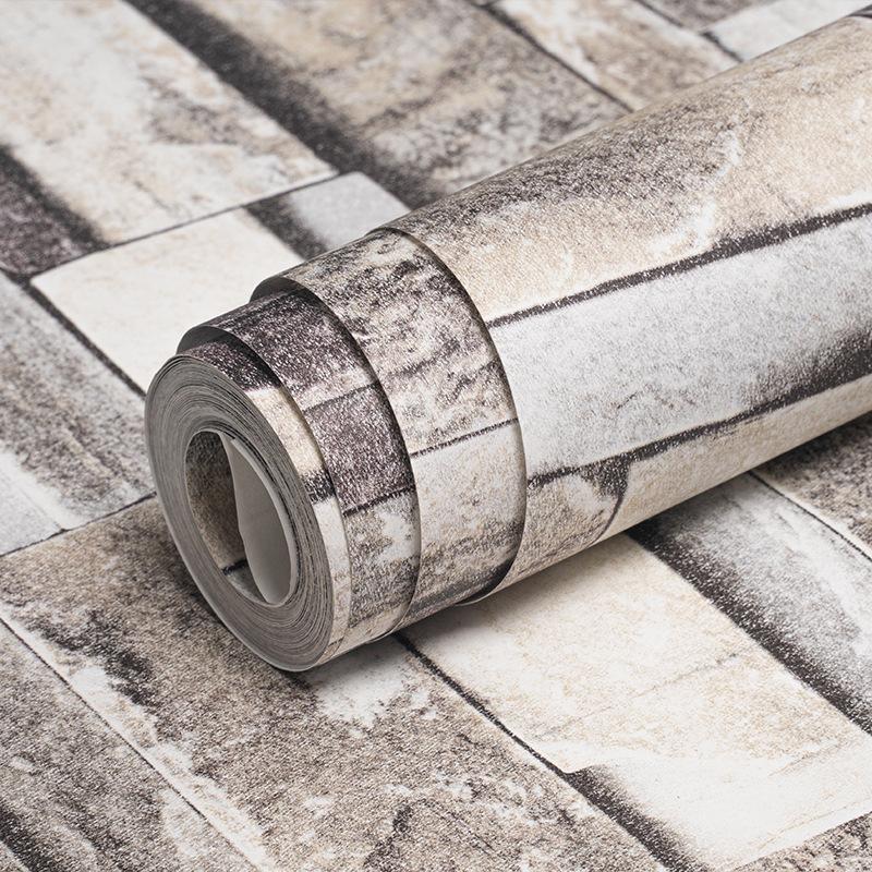 Обои под кирпич нетканые обои гостиная спальня ТВ фон магазин одежды ретро кирпичная кладка