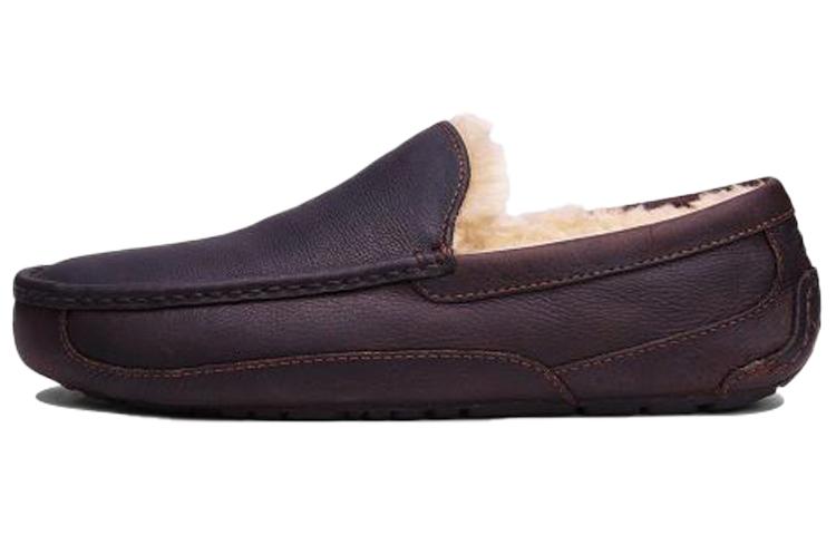 UGG Аскот Коровья кожа Флисовая подкладка Согревающий Низкие Топы Athleisure Повседневная Спортивная Обувь 5379-CTEA
