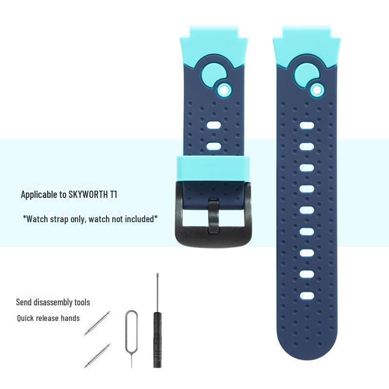 SKYWORTH T1 Kids Phone Watch with Silicone Strap and Ear Disassembly Tool