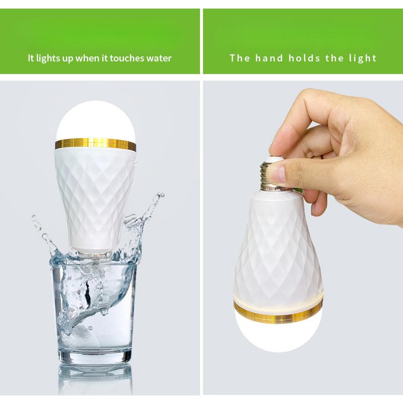 1 шт. светодиодная лампа умная зарядка чип аварийное отключение питания дома без мерцания съемная аварийная лампа