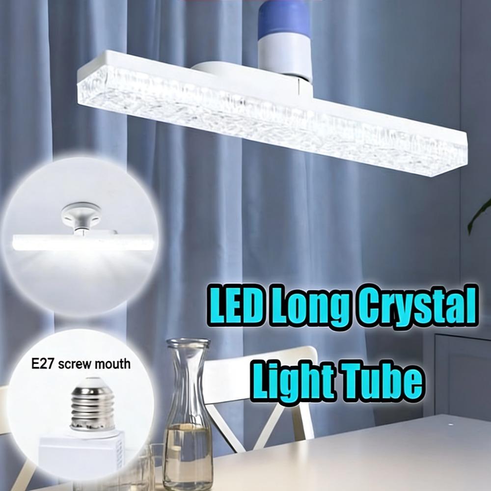 2 шт. Светодиодная лента Лампа Супер Яркая E27 18 Вт/24 Вт Патрон Потолочное освещение 6500K AC85-265V Дневной свет Люстра Освещение спальни Инструменты