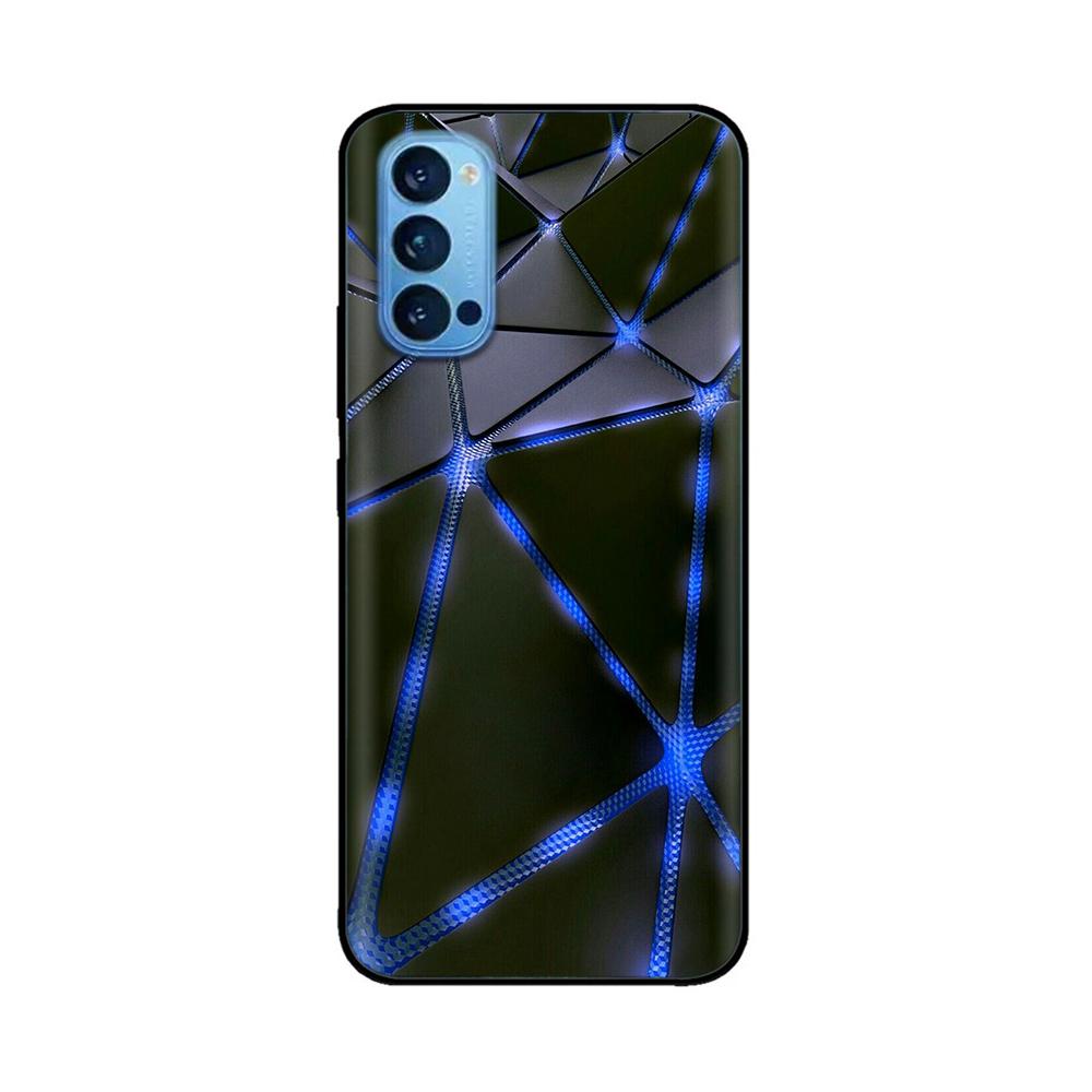 Чехол для Oppo Reno4 Pro 5G Мягкий ТПУ Черный Силиконовый Задняя Крышка Телефона для OPPO Reno 4 Reno4 Pro 5G 4G Чехол Funda Coque Бампер Capa