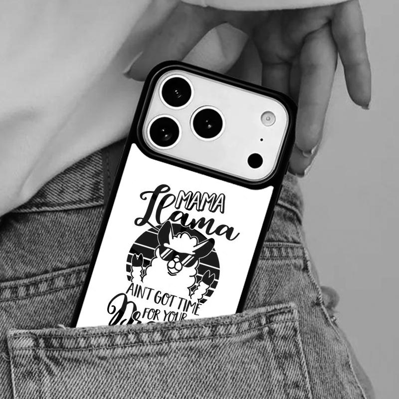 Счастливая лама путешествие без проблем лама Чехол для телефона для iPhone 16e 15 14 13 12 17 Pro Max Plus Air 17pro Чехол Coque