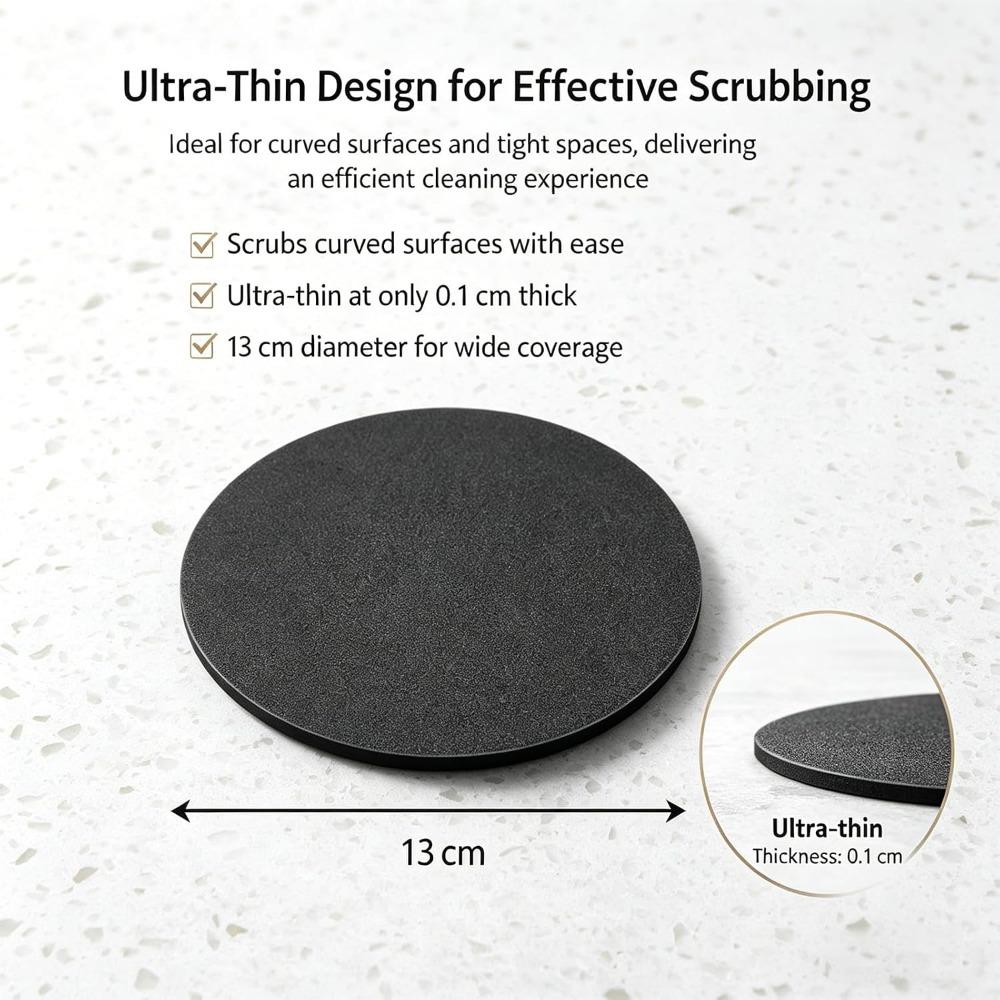 3PCS Steeli Sponge for Stainless Steel Cookware – Heavy Duty Steel Sponge for Burnt-On Stain Removal, Mirror Shine Restorer