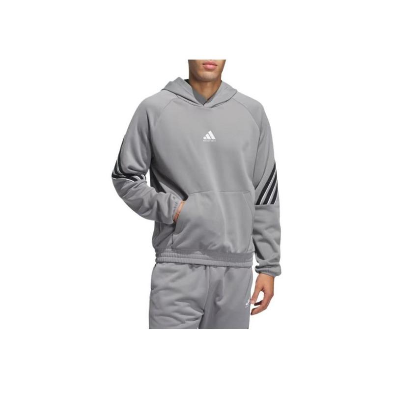 adidas Select Men's Gray Crazywarm Hooded Sweatshirt JN2492