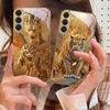 Фантастический золотой зверь для Samsung Galaxy S20 FE S21 S22 S23 Plus S24 Ultra 25Ultra S21+ S9+ S22Plus Золотой стеклянный чехол для телефона