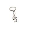 Keychain Fashion Gift Pendant Metal Musical Note Key Ring