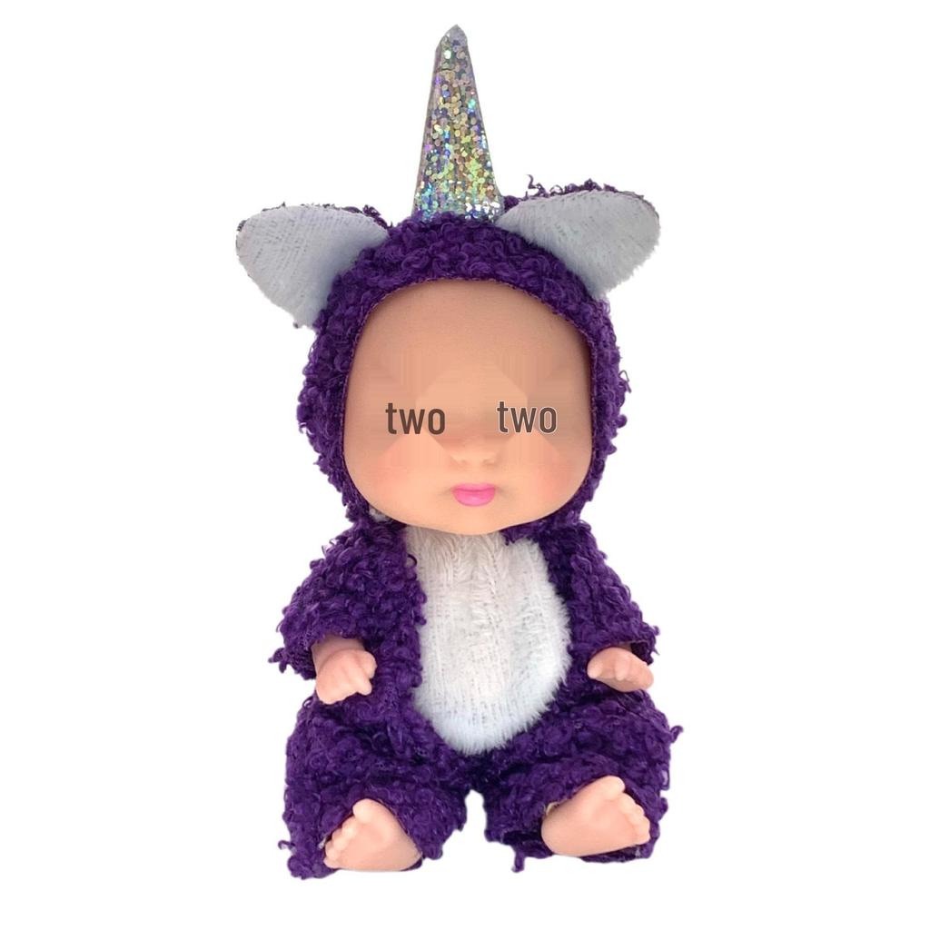 5-дюймовая спящая кукла-младенец в костюме животного - 13 см BJD Reborn Simulation Doll