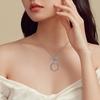2022 Original 925 Sterling Silver Necklace Fit Original Charm Fashion Infinity Knot  50CM for Women Jewelry Gift